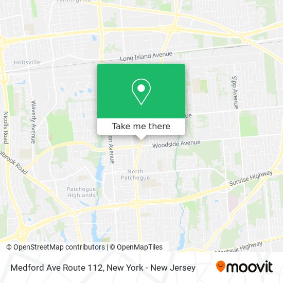 Medford Ave Route 112 map