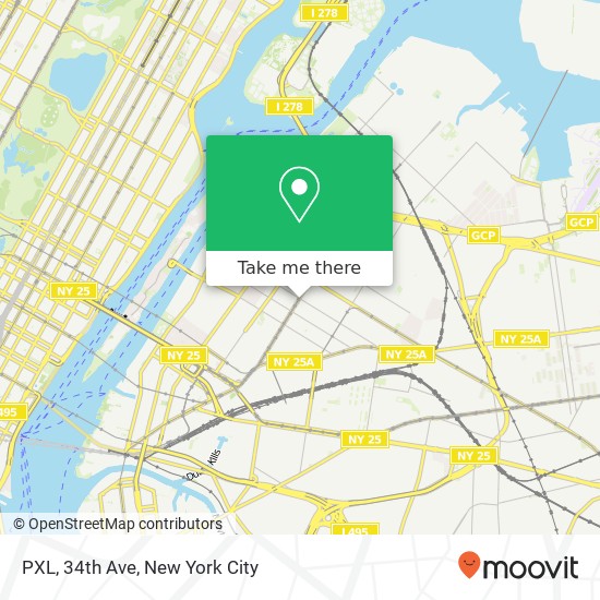 Mapa de PXL, 34th Ave