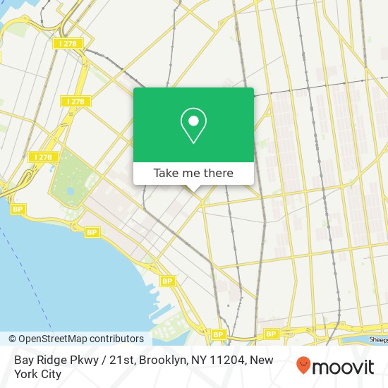 Bay Ridge Pkwy / 21st, Brooklyn, NY 11204 map