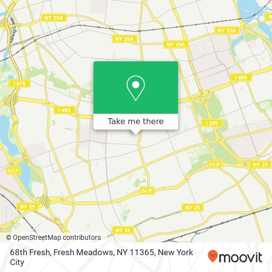 68th Fresh, Fresh Meadows, NY 11365 map