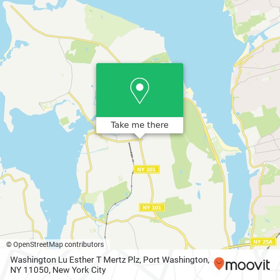 Mapa de Washington Lu Esther T Mertz Plz, Port Washington, NY 11050