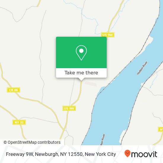 Mapa de Freeway 9W, Newburgh, NY 12550