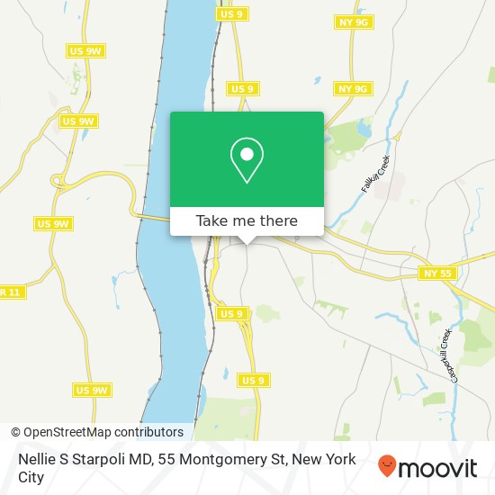Nellie S Starpoli MD, 55 Montgomery St map