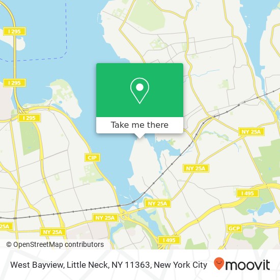 Mapa de West Bayview, Little Neck, NY 11363