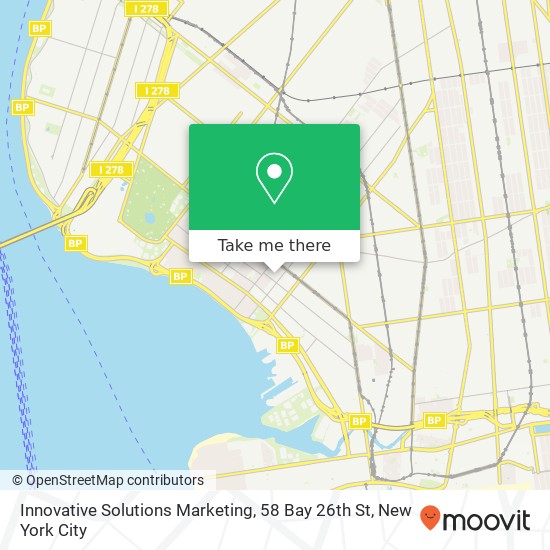 Mapa de Innovative Solutions Marketing, 58 Bay 26th St