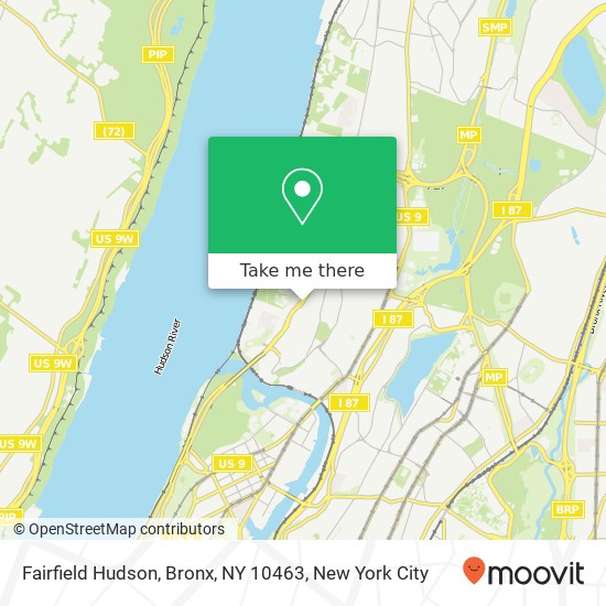 Fairfield Hudson, Bronx, NY 10463 map