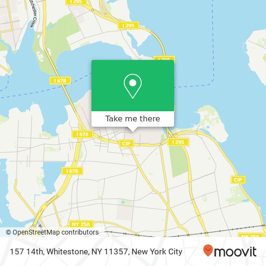 Mapa de 157 14th, Whitestone, NY 11357