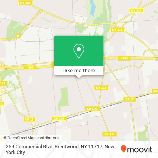 259 Commercial Blvd, Brentwood, NY 11717 map