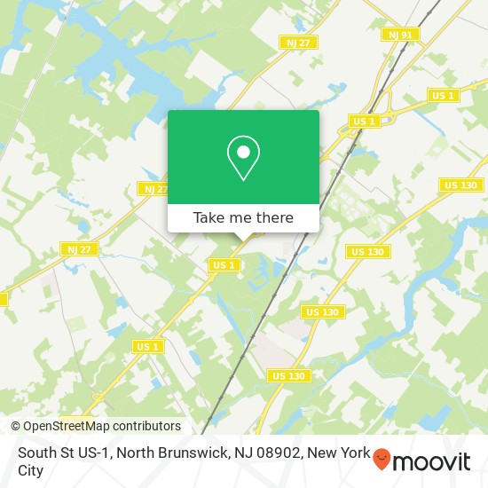Mapa de South St US-1, North Brunswick, NJ 08902