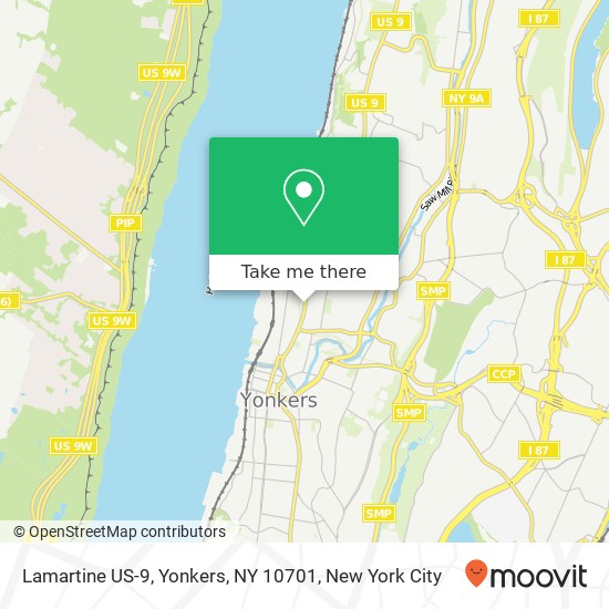 Lamartine US-9, Yonkers, NY 10701 map