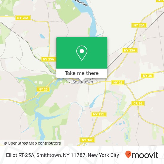 Mapa de Elliot RT-25A, Smithtown, NY 11787