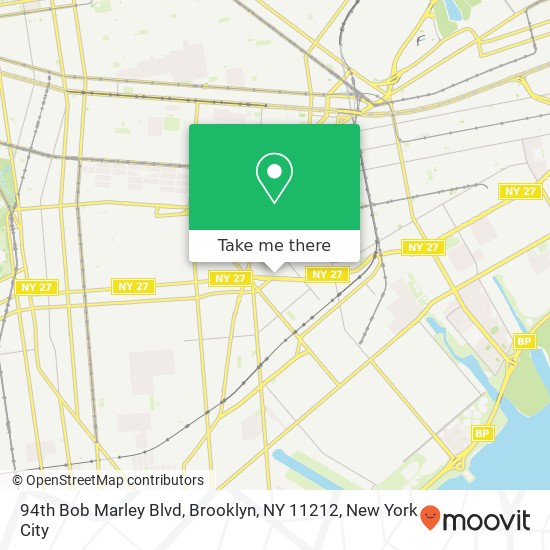 94th Bob Marley Blvd, Brooklyn, NY 11212 map