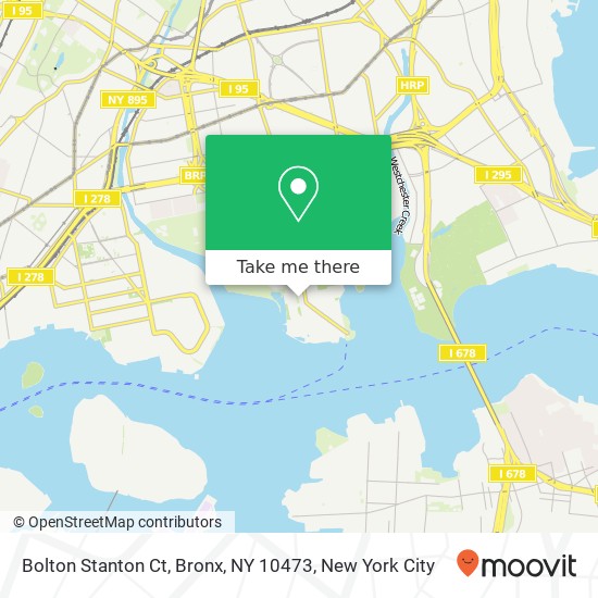 Mapa de Bolton Stanton Ct, Bronx, NY 10473