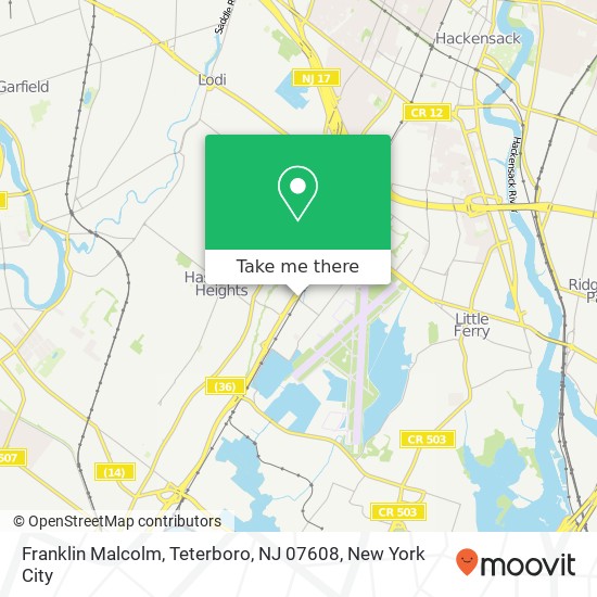 Franklin Malcolm, Teterboro, NJ 07608 map