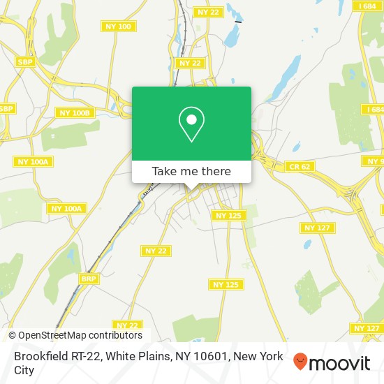 Brookfield RT-22, White Plains, NY 10601 map