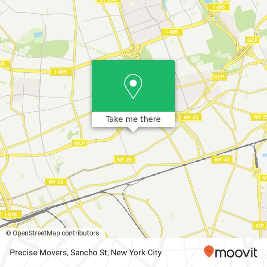 Precise Movers, Sancho St map