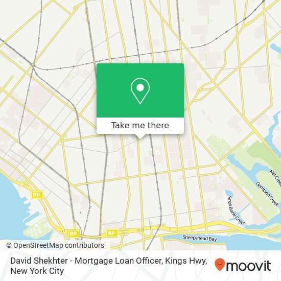 David Shekhter - Mortgage Loan Officer, Kings Hwy map