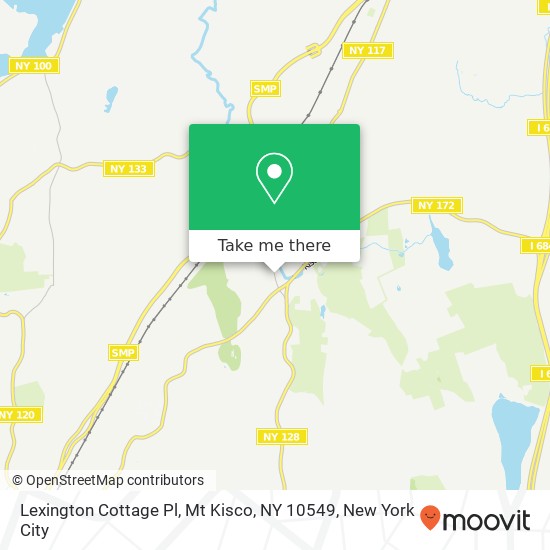 Lexington Cottage Pl, Mt Kisco, NY 10549 map