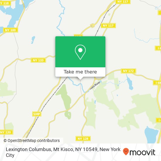Mapa de Lexington Columbus, Mt Kisco, NY 10549