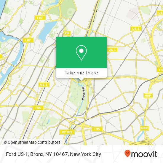 Ford US-1, Bronx, NY 10467 map