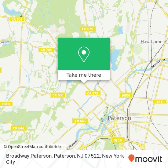 Broadway Paterson, Paterson, NJ 07522 map