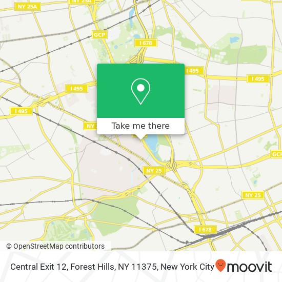 Central Exit 12, Forest Hills, NY 11375 map