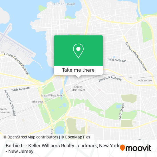 Mapa de Barbie Li - Keller Williams Realty Landmark