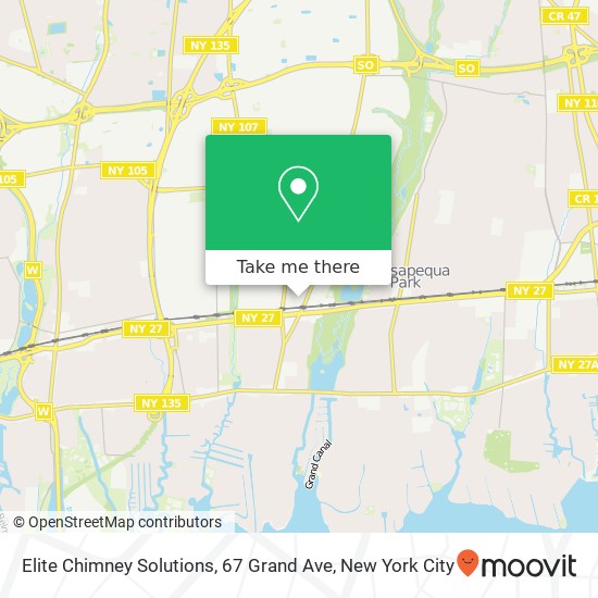 Mapa de Elite Chimney Solutions, 67 Grand Ave