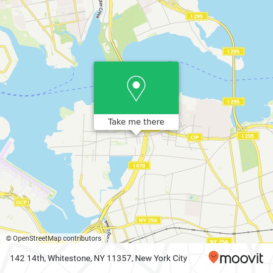 Mapa de 142 14th, Whitestone, NY 11357