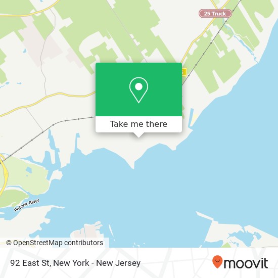 Mapa de 92 East St, South Jamesport, NY 11970