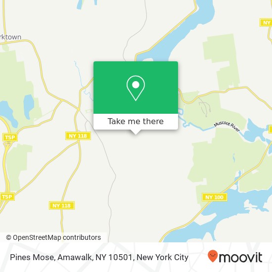 Pines Mose, Amawalk, NY 10501 map