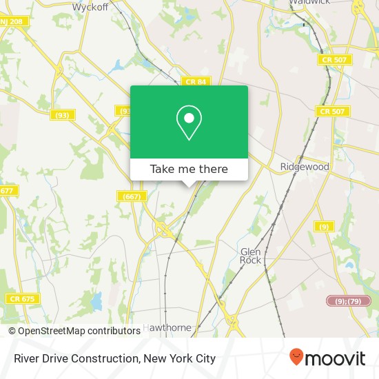 Mapa de River Drive Construction