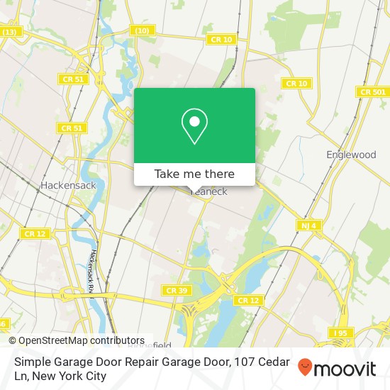 Simple Garage Door Repair Garage Door, 107 Cedar Ln map