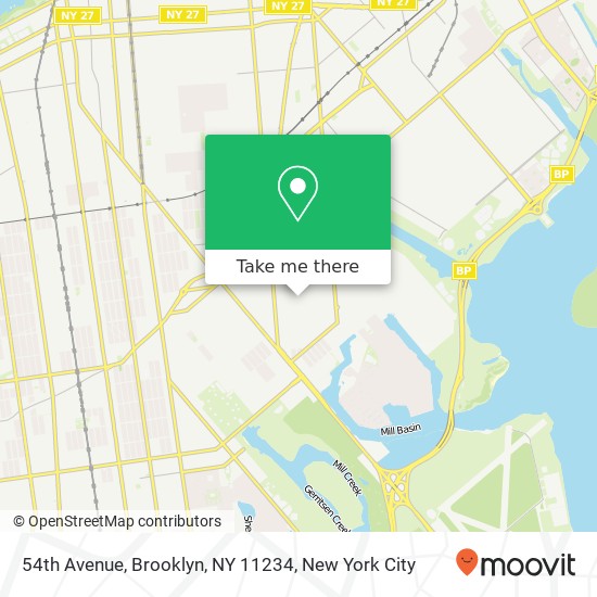 54th Avenue, Brooklyn, NY 11234 map