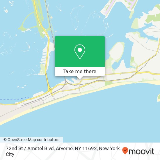 72nd St / Amstel Blvd, Arverne, NY 11692 map