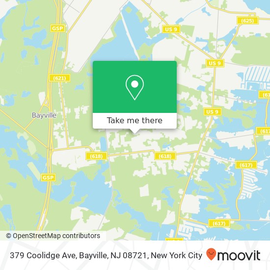 379 Coolidge Ave, Bayville, NJ 08721 map