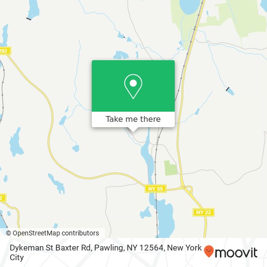 Dykeman St Baxter Rd, Pawling, NY 12564 map