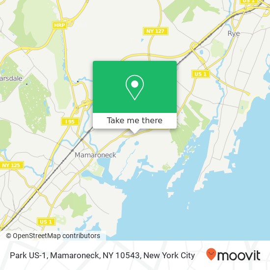 Mapa de Park US-1, Mamaroneck, NY 10543