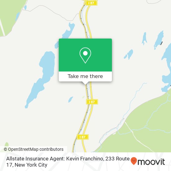Allstate Insurance Agent: Kevin Franchino, 233 Route 17 map