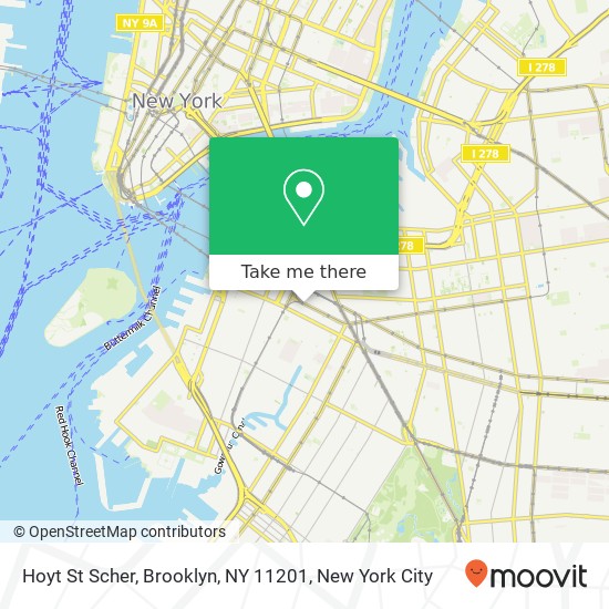 Hoyt St Scher, Brooklyn, NY 11201 map