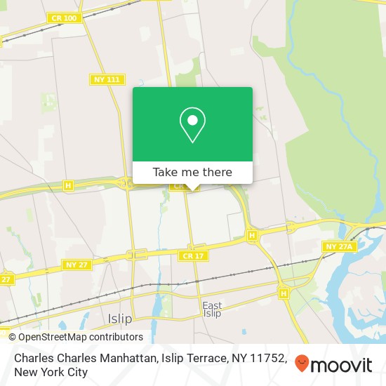 Charles Charles Manhattan, Islip Terrace, NY 11752 map
