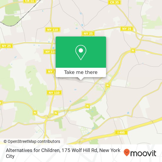 Mapa de Alternatives for Children, 175 Wolf Hill Rd