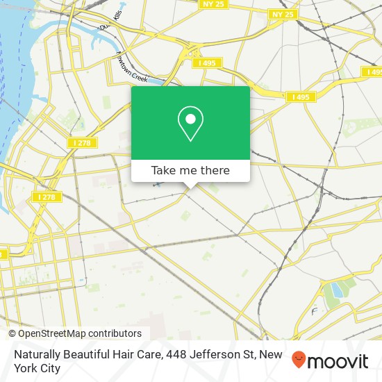 Mapa de Naturally Beautiful Hair Care, 448 Jefferson St