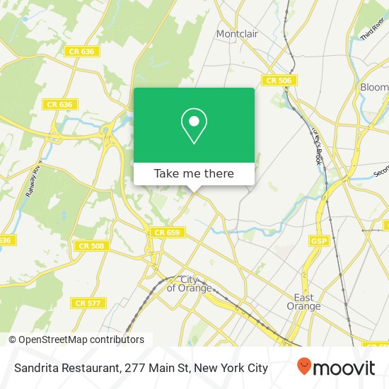 Sandrita Restaurant, 277 Main St map