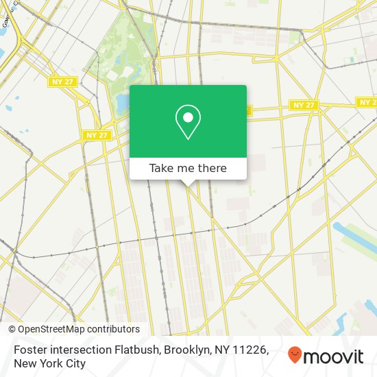 Foster intersection Flatbush, Brooklyn, NY 11226 map