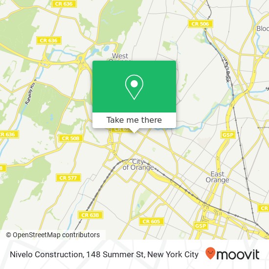Nivelo Construction, 148 Summer St map