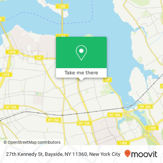 Mapa de 27th Kennedy St, Bayside, NY 11360