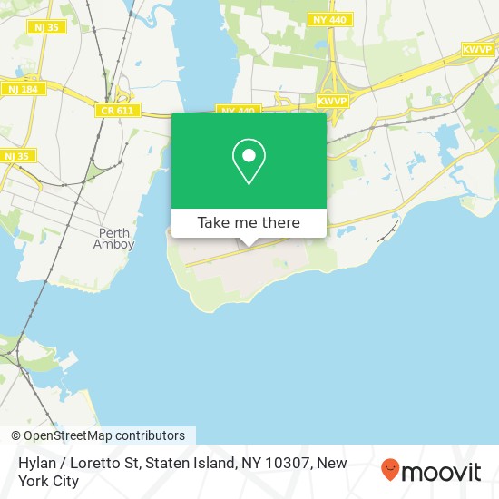 Mapa de Hylan / Loretto St, Staten Island, NY 10307