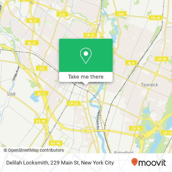Mapa de Delilah Locksmith, 229 Main St