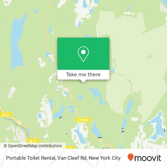 Mapa de Portable Toilet Rental, Van Cleef Rd